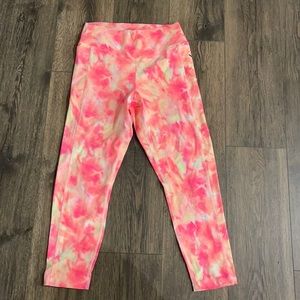 PINK TIE DYE LEGGING